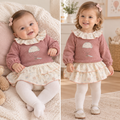Conjunto de 2 piezas para bebé niña rosa