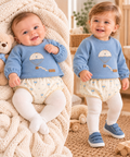 Baby Boy Blue Hot Air Balloon – 2 Pieces
